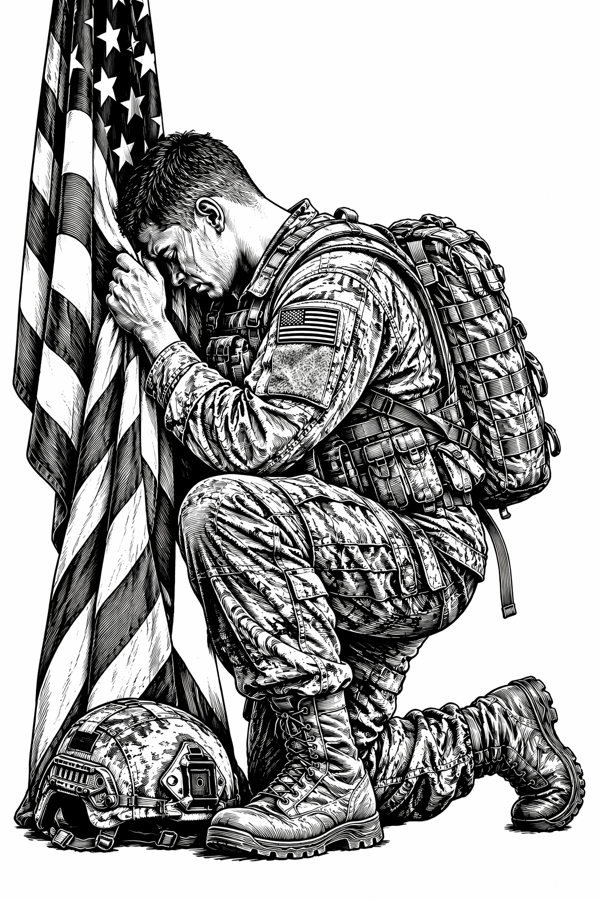 American Flag Veteran