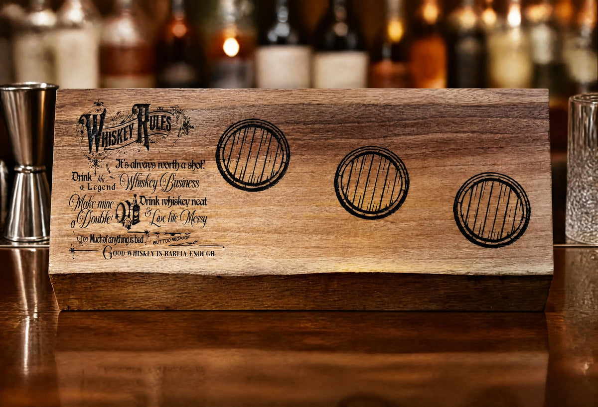 Black Walnut Shot Board