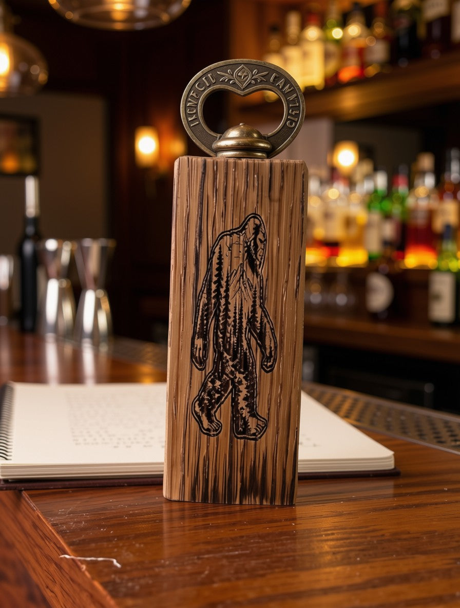 Barrel Stave Handheld Bottle Opener