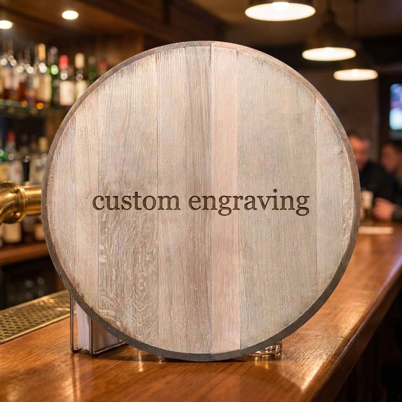 Bourbon Barrel Lid Sign